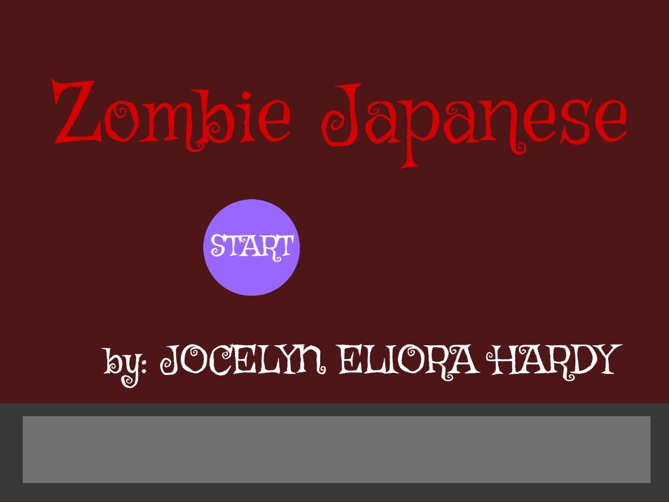 Zombie Japanese