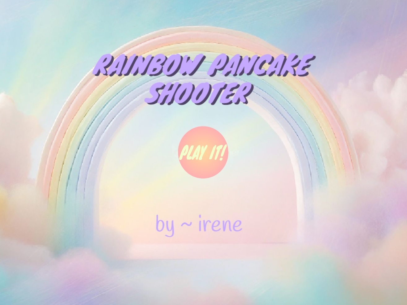 Rainbow Pancake Shooter