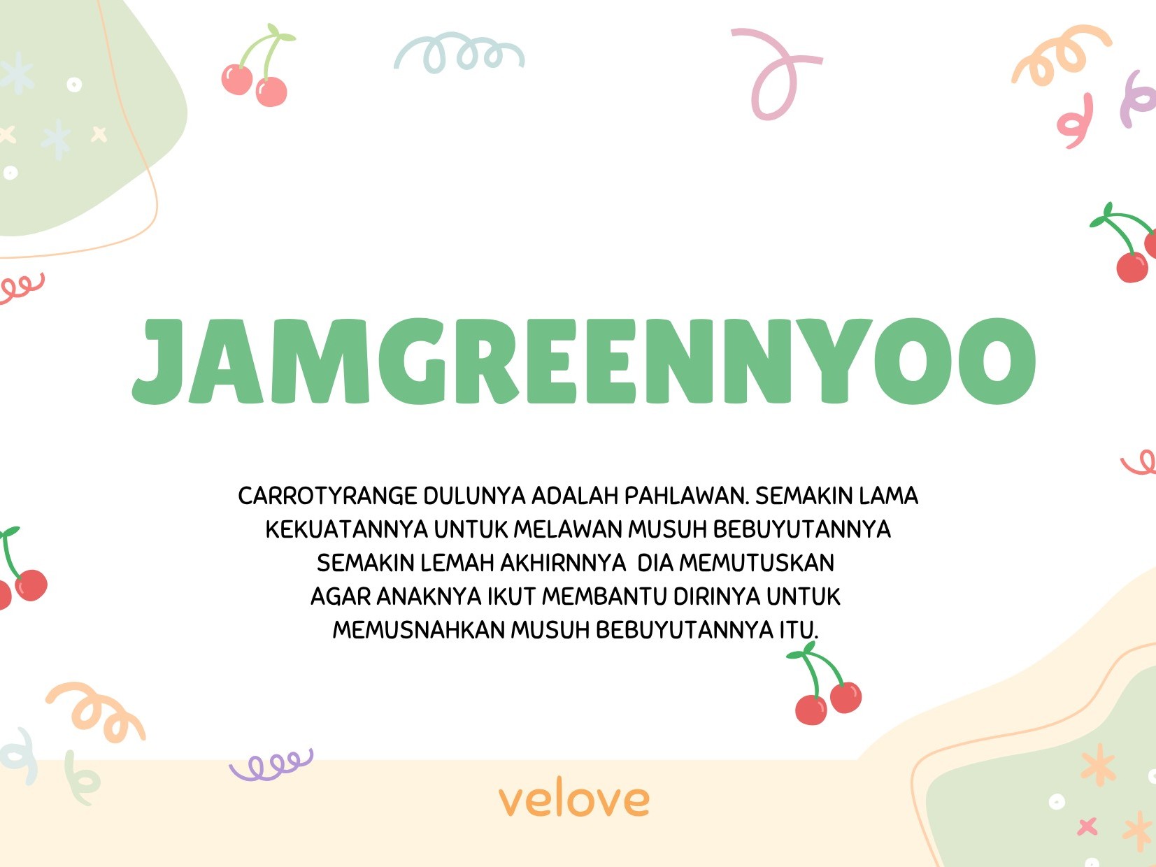 Save Jamurgreenjo For Carrotyrange