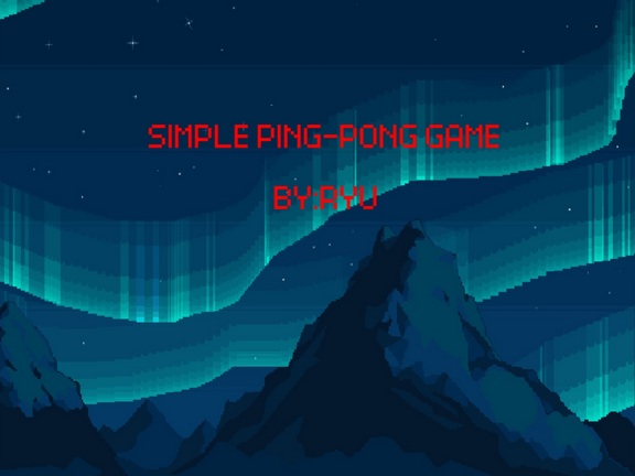 Simple Ping-Pong Game